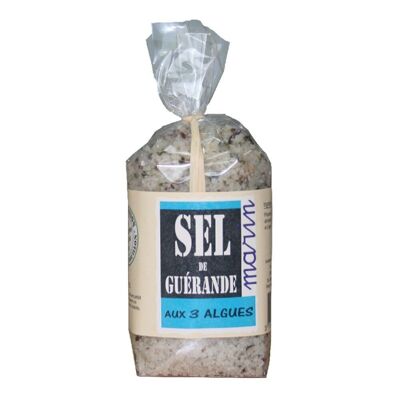 Sacchetto di sale Guérande grosso con 3 alghe 200g x12
