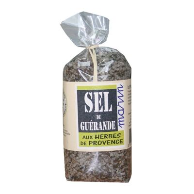 Sacchetto di sale Guérande grosso alle erbe di Provenza 200g x12