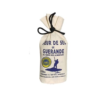 Flor de sal bolsa de lona 125g x 12