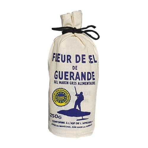 Sac toile fleur de sel 250g x 12