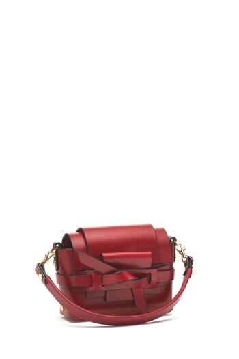 Sac en cuir  Mina mini - Rouge 5