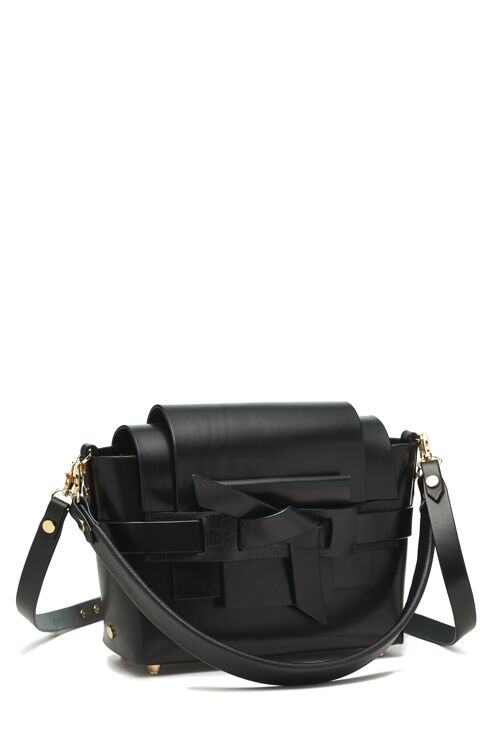 Sac en cuir  Mina - Noir