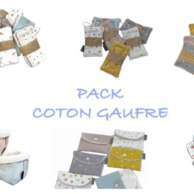 ECO-FRIENDLY WAFFLE COTTON PACK