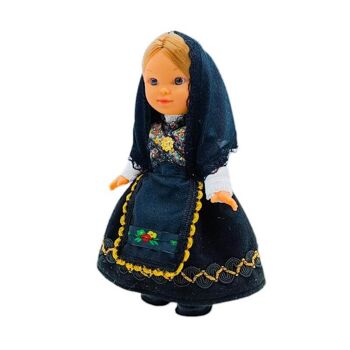 Poupée de collection de 25 cm. robe régionale typique Leonesa Maragata (León), fabriquée en Espagne par Folk Crafts Dolls. 3