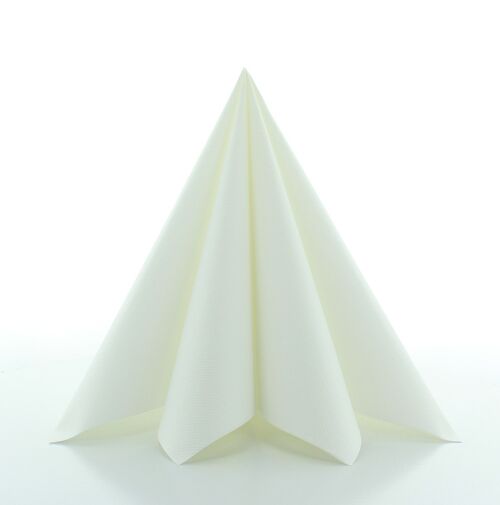 Einweg Serviette Weiß aus Linclass® Airlaid 40 x 40 cm, 12 Stück