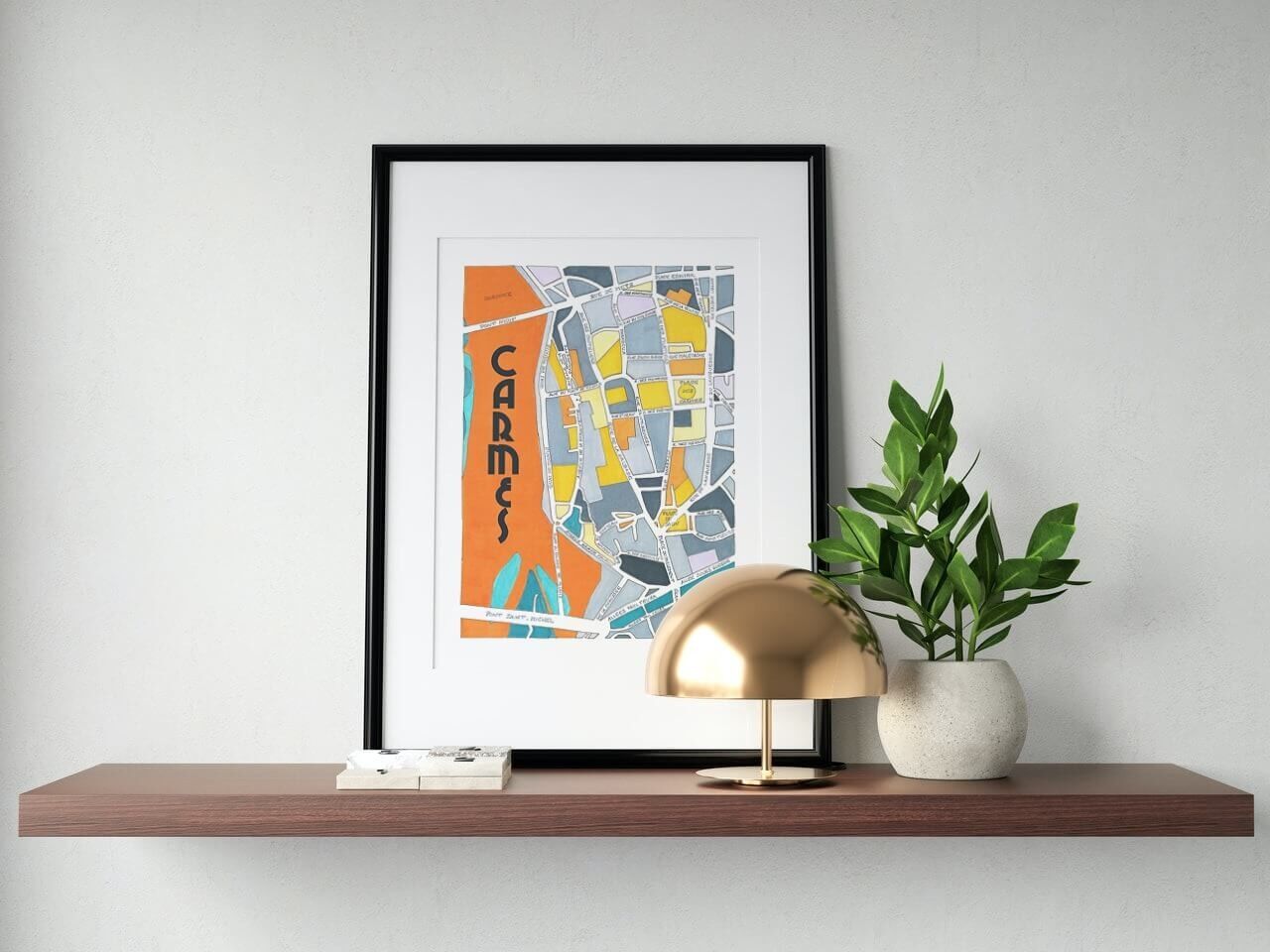 POSTER illustrazione del Piano del Distretto CARMES, TOLOSA