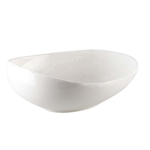 ASSIETTE CREUSE BLANCHE CERAMIQUE 22CM