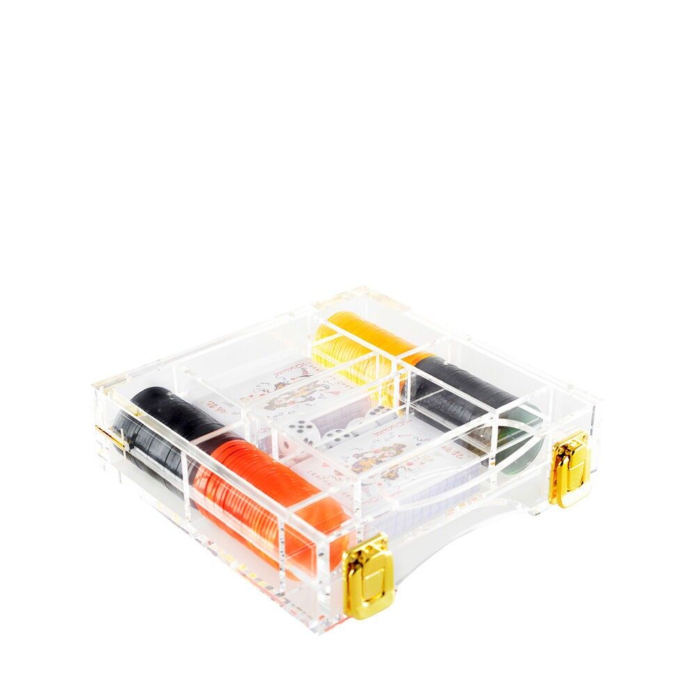 Gioco di poker in acrilico