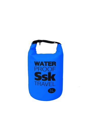 Sac / sac à dos étanche pour ranger vos objets Résistant à l'eau Idéal pour le trekking, la pêche, la voile, l'escalade, le surf, le paddle surf, (5 LITRES) 2