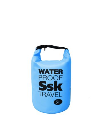 Sac / sac à dos étanche pour ranger vos objets Résistant à l'eau Idéal pour le trekking, la pêche, la voile, l'escalade, le surf, le paddle surf, (5 LITRES) 5