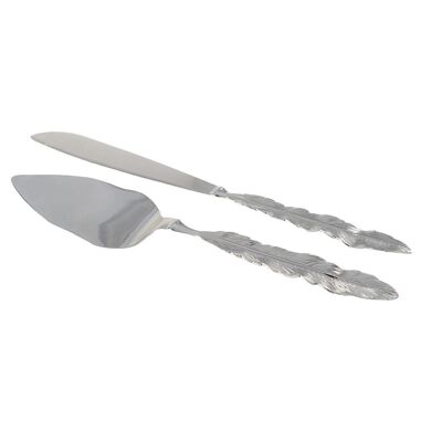 SILVER PIE SHOVEL AND KNIFE