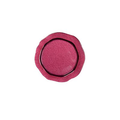 FUSHIA DESSERT PLATE