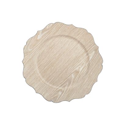 Dessous d'assiette grain de bois
