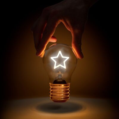 Cordless Lightbulb (Star)