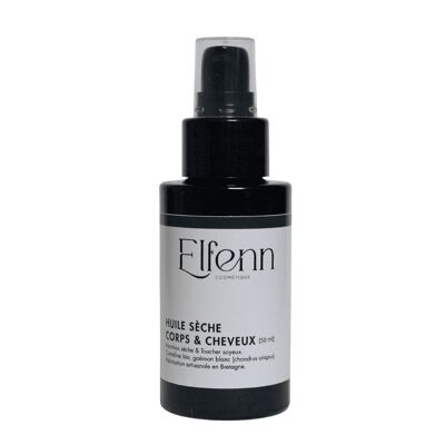 Olio organico per il corpo e i capelli