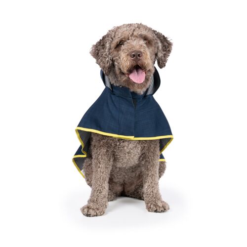 Capa de Lluvia para perro Groc Groc Lola 3 Softshell Azul Marino - XL2