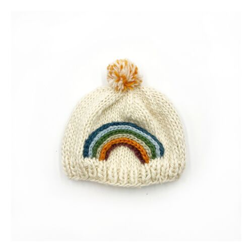 Baby 6-12m Knitted Rainbow hat