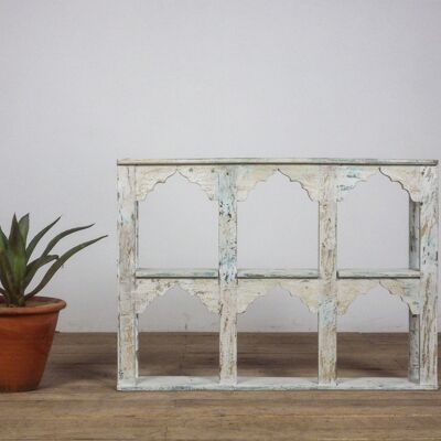 Vintage Worn Painted 6x Arch Shelves