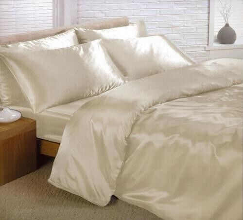 Parure de lit en Polyester Beige 220x240 cm