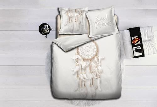 PARURE 3 PIECES HOUSSE DE COUETTE SWEET  DREAMS 220x240 cm