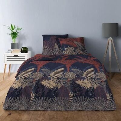 3-PIECE SET FOLIAGE DUVET COVER 220x240 cm