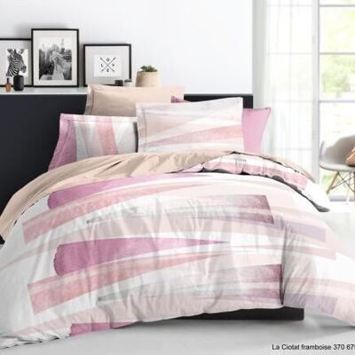 LA CIOTAT ROSE 3-PIECE DUVET COVER SET 220x240 cm