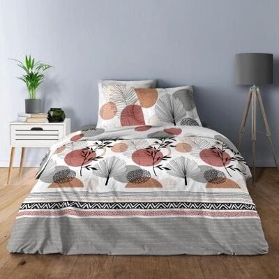 SET 3 PIECES WOODEN DUVET COVER 240x260 cm