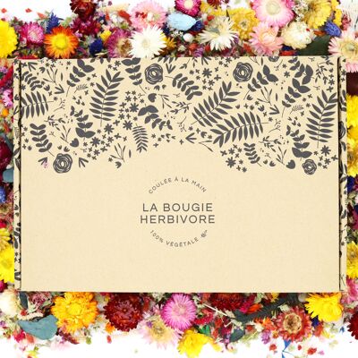 Caja DIY: Kit para hacer tus propias velas (Flor) | LA VELA HERBÍVORA - Hecha a mano