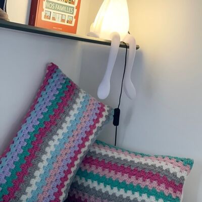 Le coussin crochet Odette