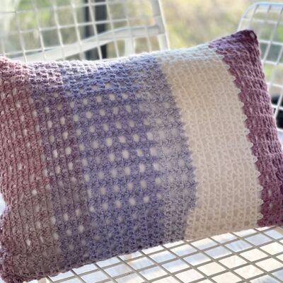 Le coussin crochet Louise