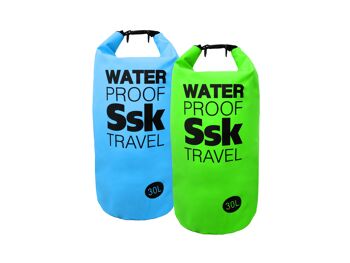 Sac / sac à dos étanche pour ranger vos objets Résistant à l'eau Idéal pour le trekking, la pêche, la voile, l'escalade, le surf, le paddle surf, (30 LITRES) 1
