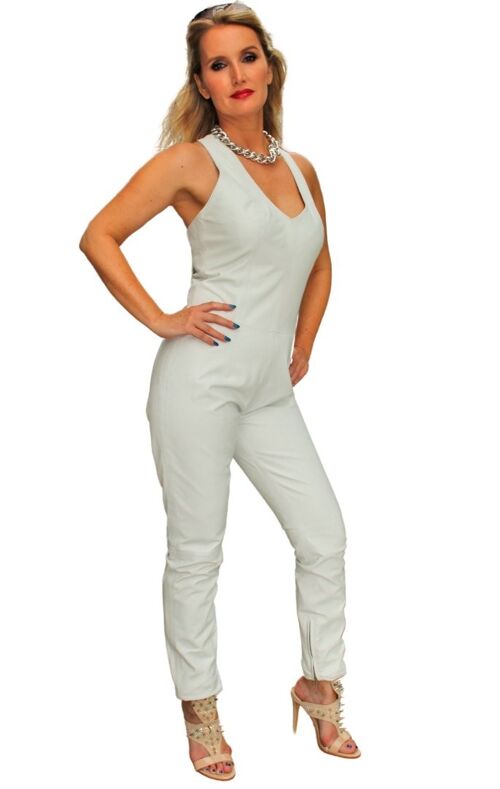 Jumpsuit Catsuit ECHTLEDER rückenfrei