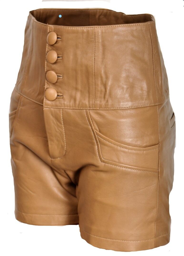 Leather hot hot sale pants shorts