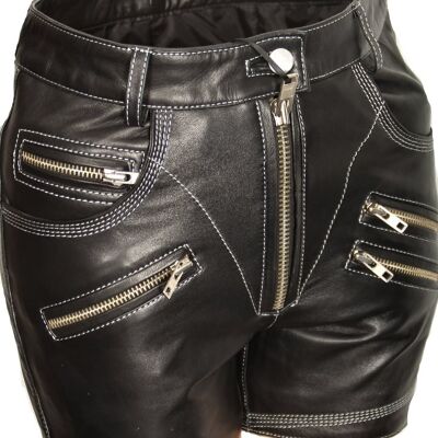 Cuissard court en cuir REAL LEATHER sexy hot pants