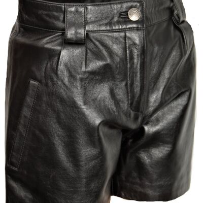 Leder-Shorts Hot Pants in ECHT-LEDER im ELEGANTEN Style