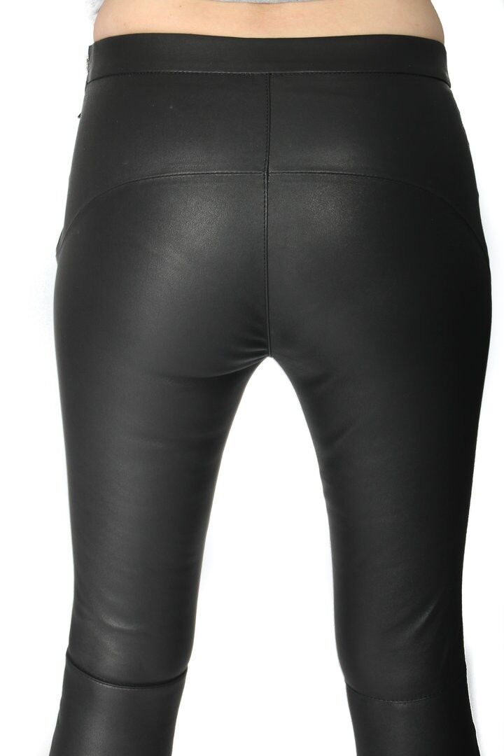 Achat Pantalon en cuir stretch comme leggings en cuir V RITABLE