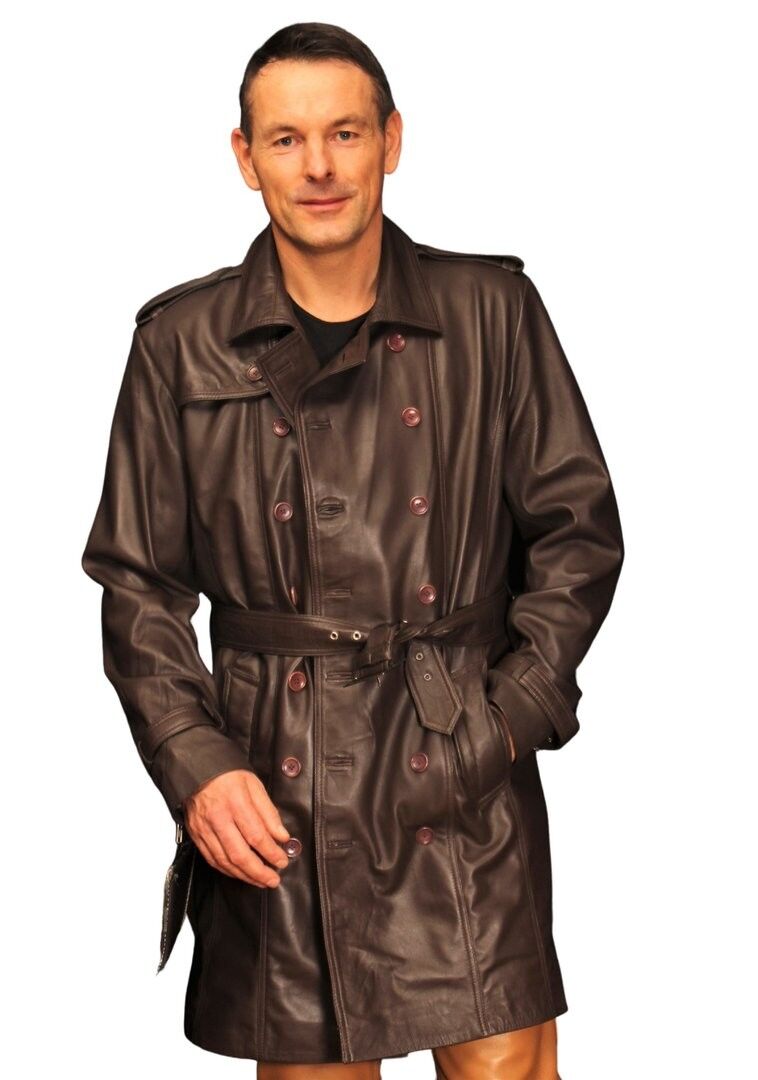 Trench cheap homme marron