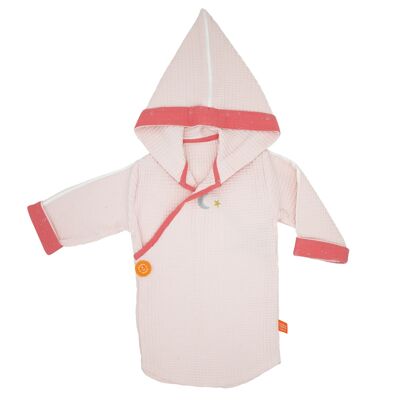 PEIGNOIR KIMONO ROSE PALE - Cadeau de noël enfant