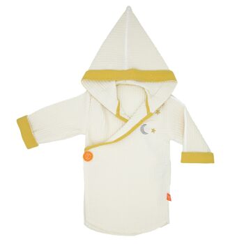 PEIGNOIR KIMONO ÉCRU - Cadeau de noël enfant 1