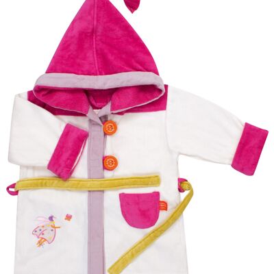 BATHROBE 2/4 YEARS GREEN LADYBUG - Children's Christmas gift