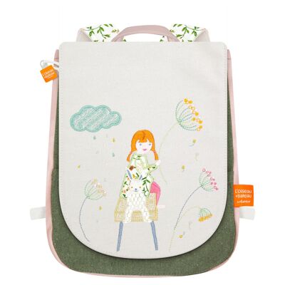 THE GIRL AND THE RABBIT BACKPACK - Children's Christmas gift