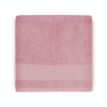 SERVIETTE 50X100  - CYGNE VIEUX ROSE - Cadeau de noël enfant 1