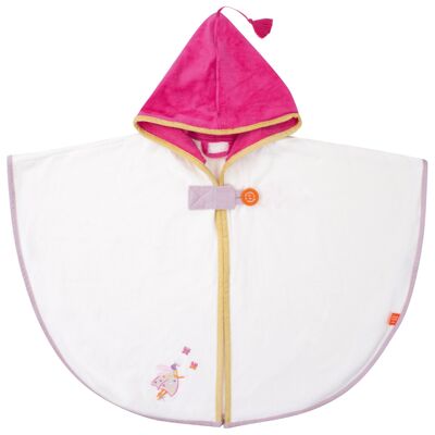 CAPE DE BAIN COCCINELLE ECRUE - Cadeau de noël bébé