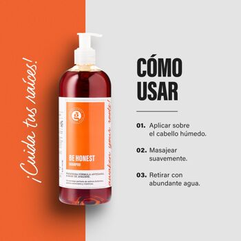 Shampooing à base de gingembre idéal pour une santé capillaire optimale | ÊTRE HONNÊTE | 500ml 2