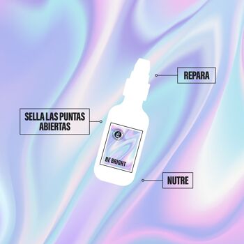 Contrôle de l'huile capillaire Frizz Anti-frisottis | Pour tous les types de cheveux à base d'huiles multiples | 60ml 4