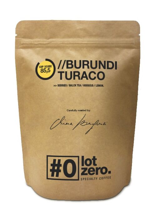 Specialty Coffee in grani Burundi Turaco 250g