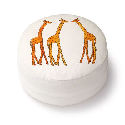 Meditation Cushion Giraffe | Mindful Communication | White - maxi