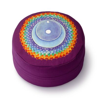 Meditation cushion Sahasrara | Crown Chakra (connectedness) | Mulberry-Maxi