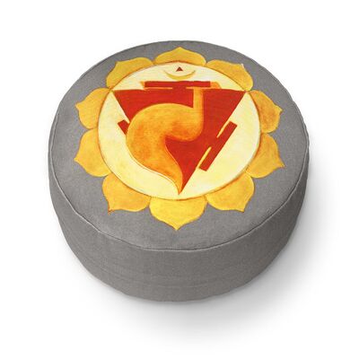 Meditation cushion Manipura | Navel Chakra (Power) | Slate - maxi