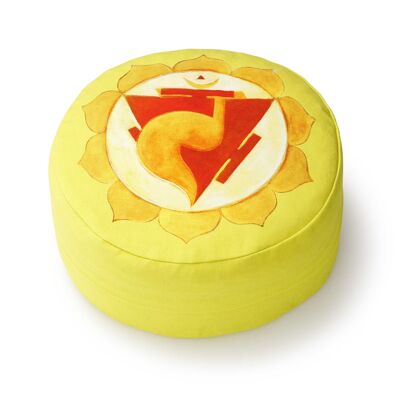 Coussin de méditation Manipura | Nombril Chakra (Puissance) | Colza - maxi